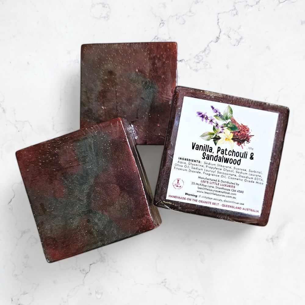 Vanilla Patchouli Sandalwood Soap