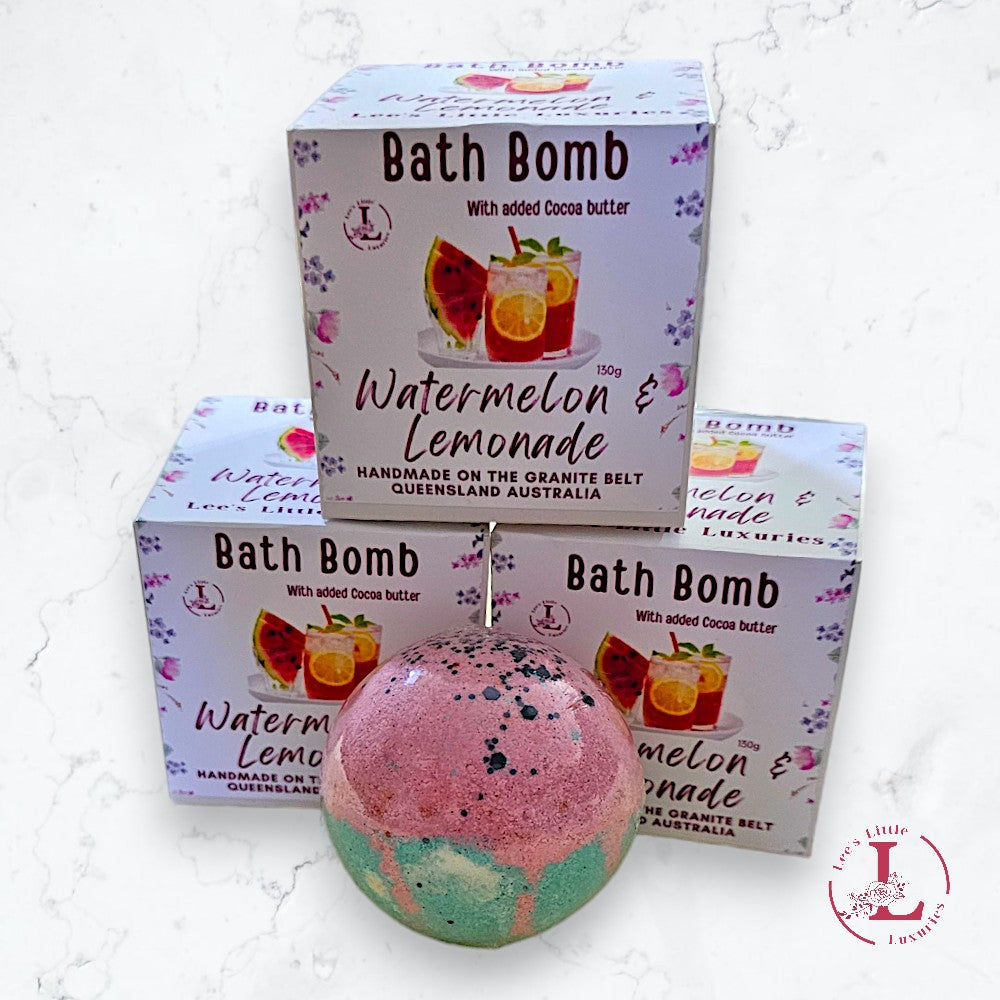 Watermelon Lemonade Bath Bomb