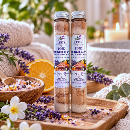Pink French Clay Mineral Bath Soak
