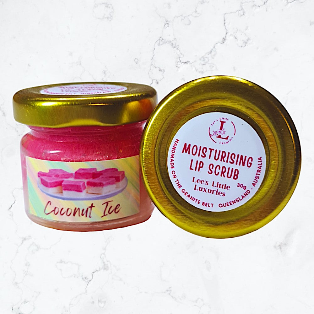 Coconut Ice Moisturising Lip Scrub