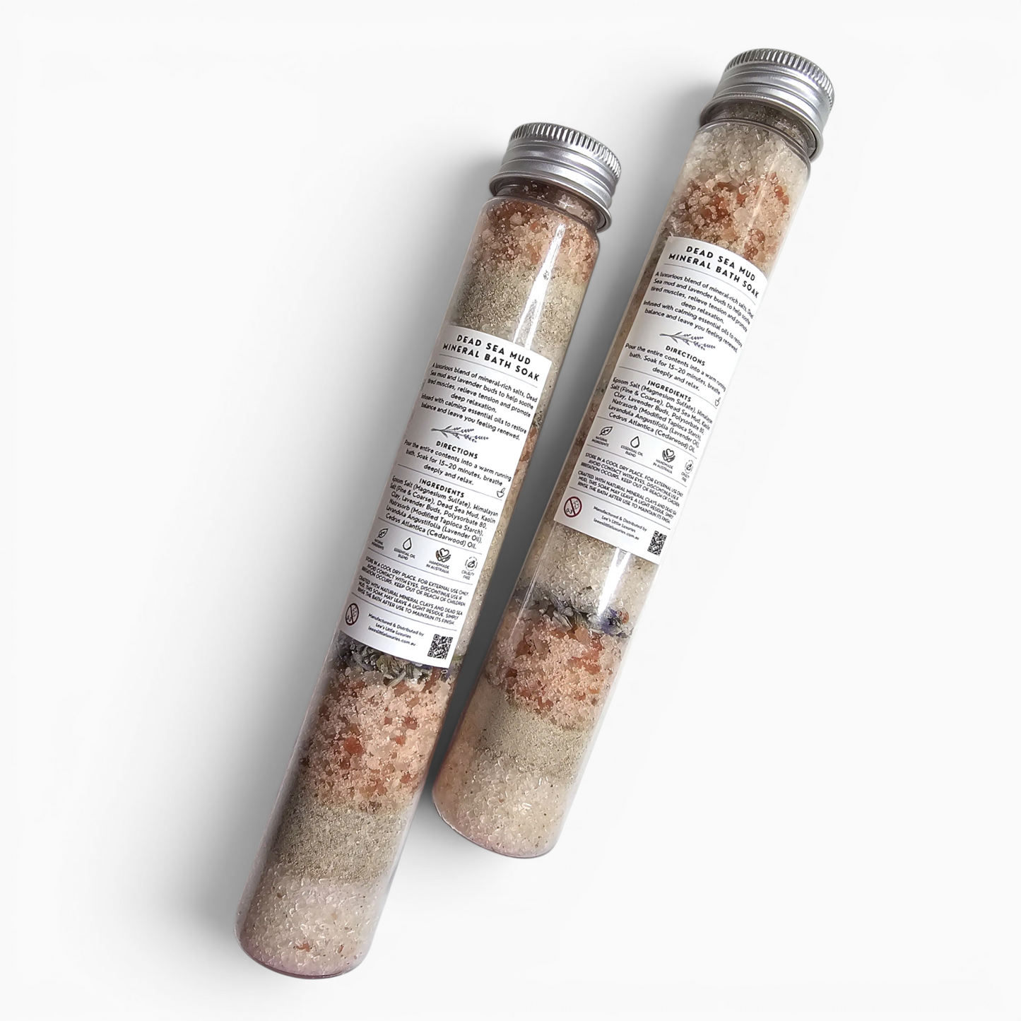 Dead Sea Mineral Bath Soak with lavender and cedarwood essential oils