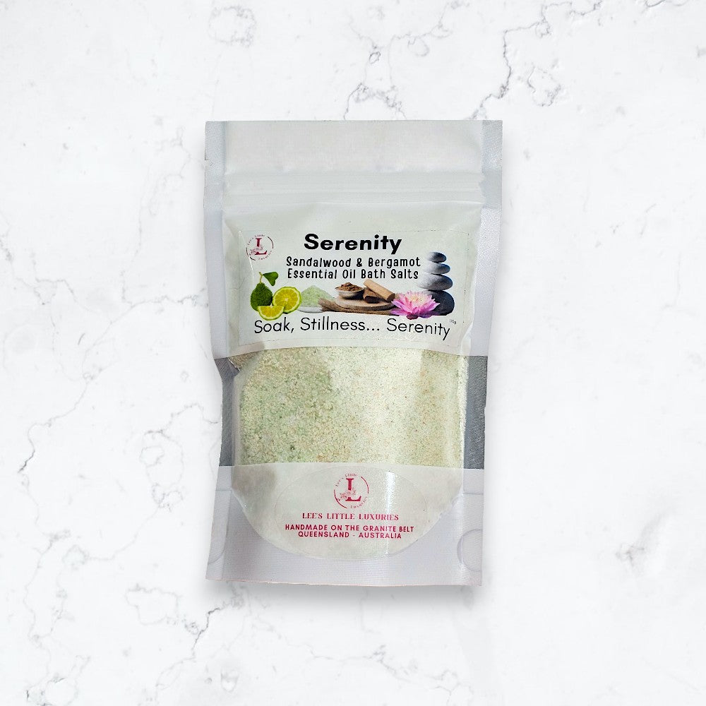Serenity Essential Oil Bath Salts