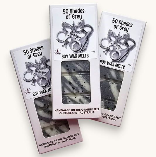 Lee's Little Luxuries 50 Shades of Grey Highly Fragrant Soy Wax Melts handmade in Australia