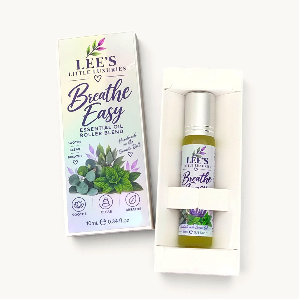 Breathe Easy Essential Oil Roller – Lavender, Peppermint & Eucalyptus