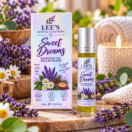 Sweet Dreams Essential Oil Roller – Lavender, Cedarwood, Chamomile