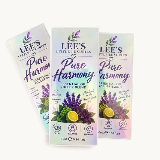 Pure Harmony Essential Oil Roller – Lavender, Bergamot & Patchouli