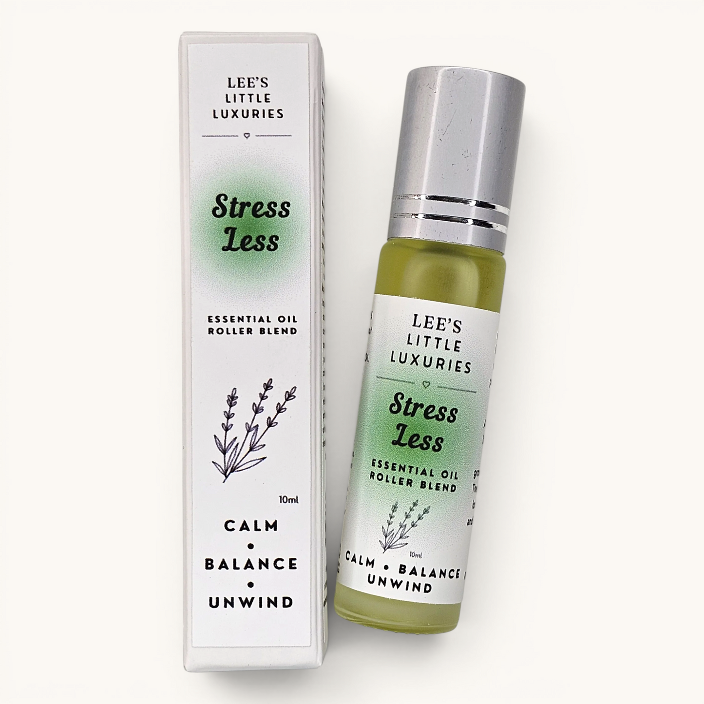 Stress Less Essential Oil Roller – Lavender, Bergamot & Frankincense