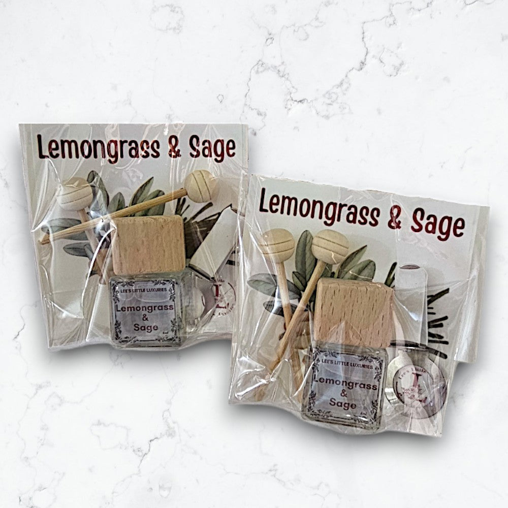 Lemongrass & Sage car fragrance